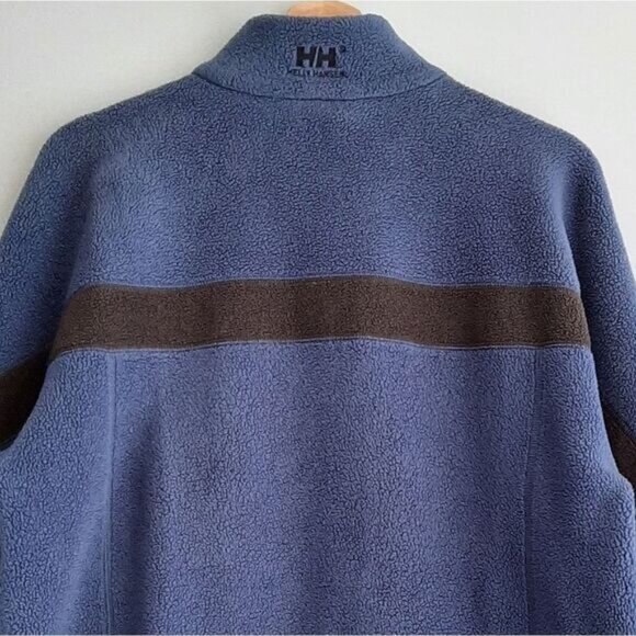 HELLY HANSEN Fleece Full Zip Light Warm Layer Jacket Blue Men's Sz S - Picture 8 of 10